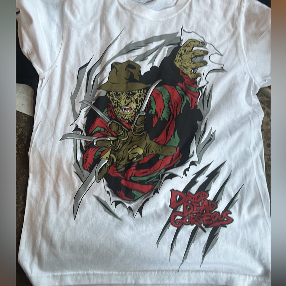 DROP DEAD GORGEOUS Freddy Krueger Post-Hardcore Band T-Shirt | monster MySpace